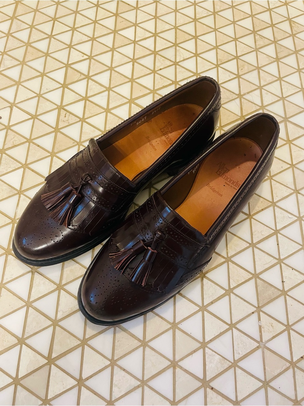 Allen Edmonds Bridgeton Tassel Loafers Men’s 9.5 Slip-on Shoes